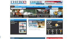 Desktop Screenshot of lhebdo17.fr
